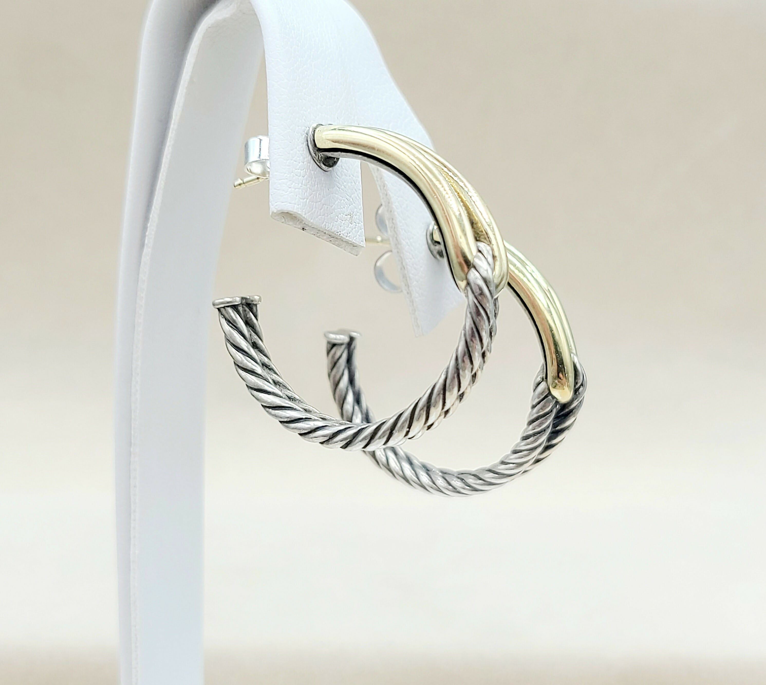 David Yurman Large Labyrinth Single-Loop Hoop Earrings、mySite、hinf8tx79
