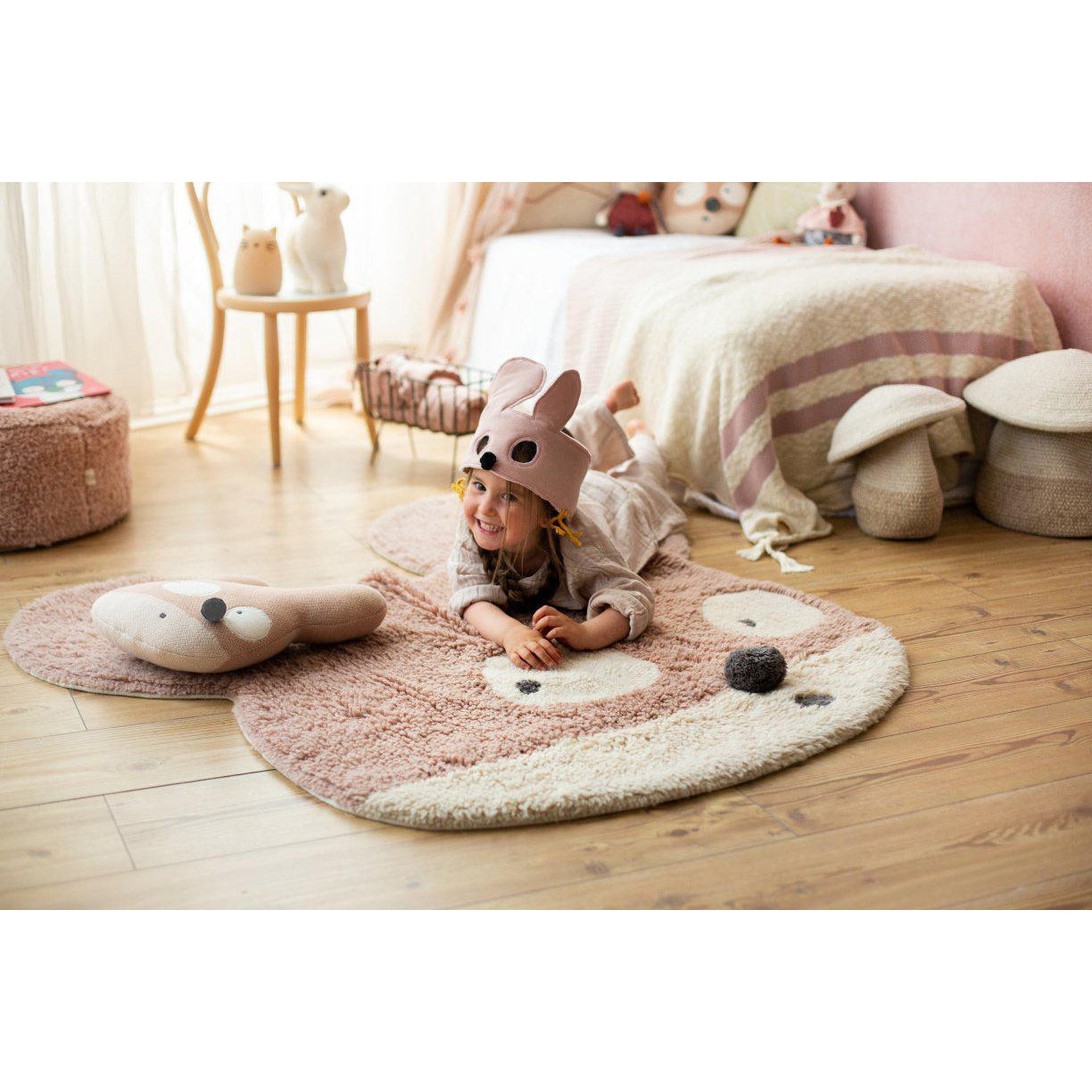 Miss Mighty Mouse Wool Washable Area Rug、mySite、gigharbornorthrealestate