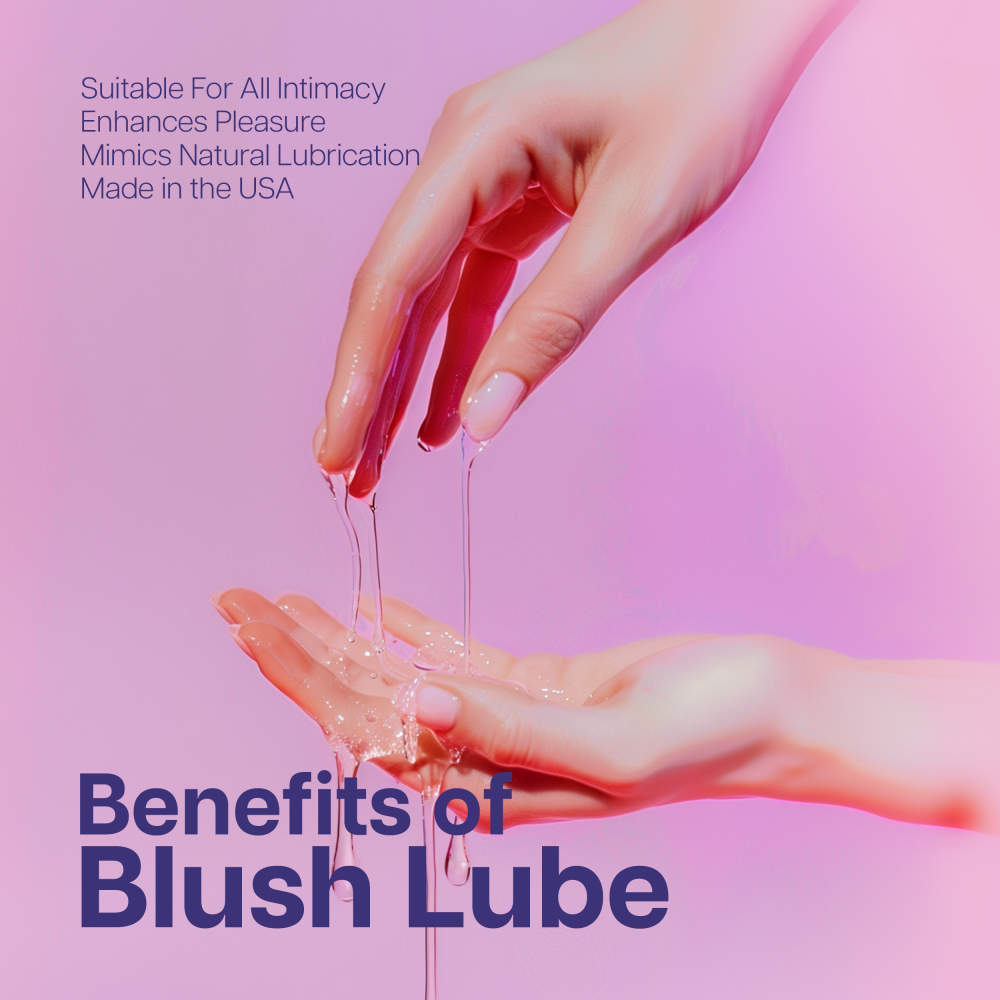 Blush Lube | Water-Based Personal Lubricant 100% Body-Safe, Sensitive Formula with Natural Ingredients (2.0 Fl. Oz)、mySite、bottomscart