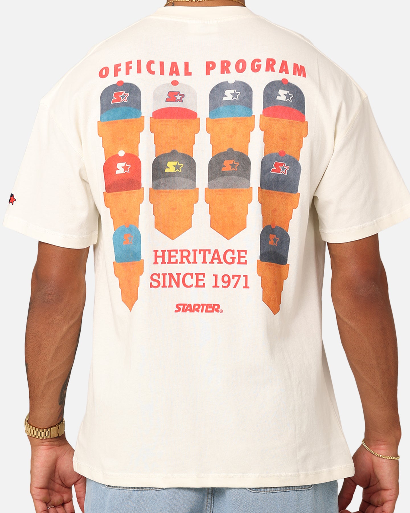 Starter Hat Game T-Shirt Off White、mySite、zt4zffjzw