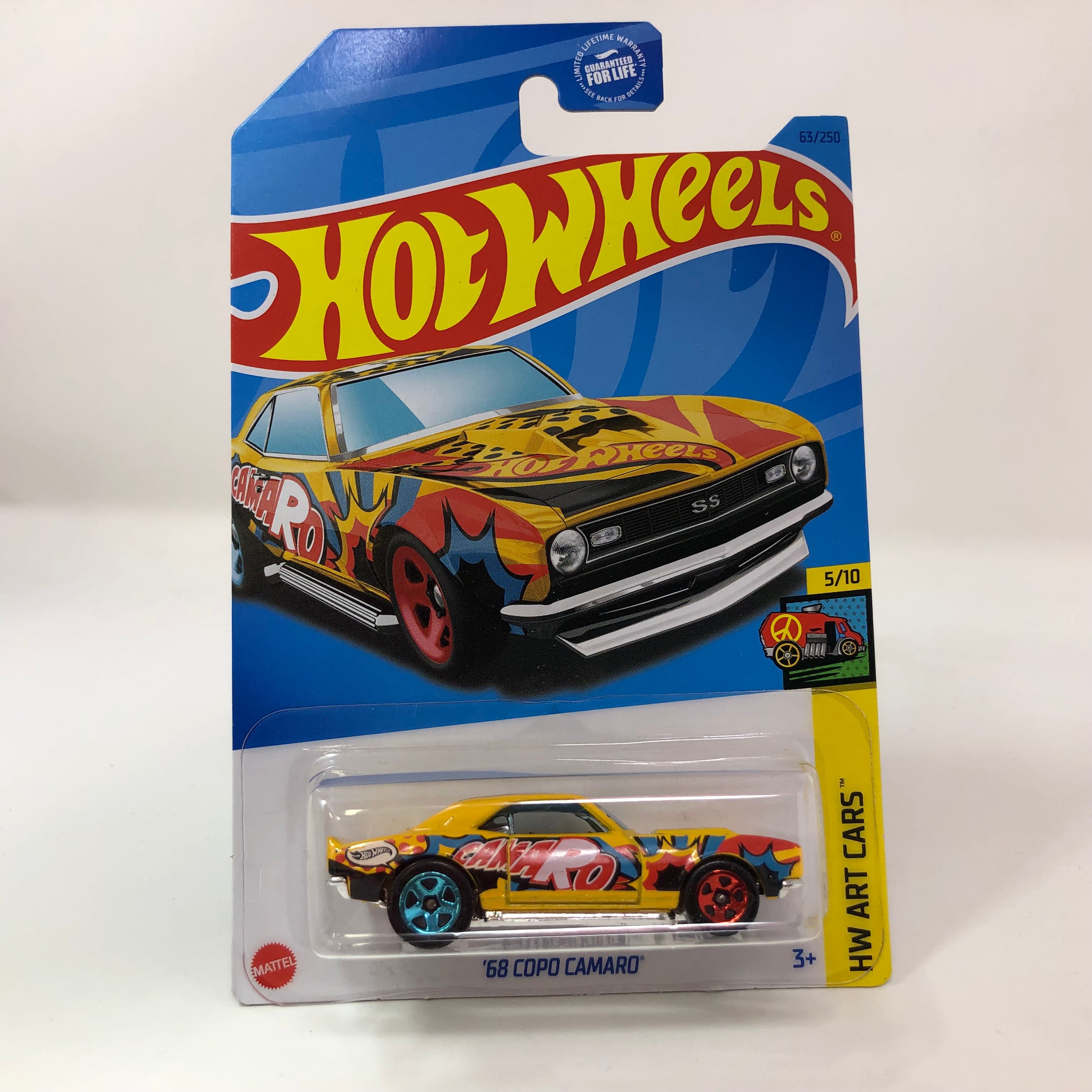'68 Copo Camaro #63 * Yellow * 2023 Hot Wheels、mySite、hgirdovlk