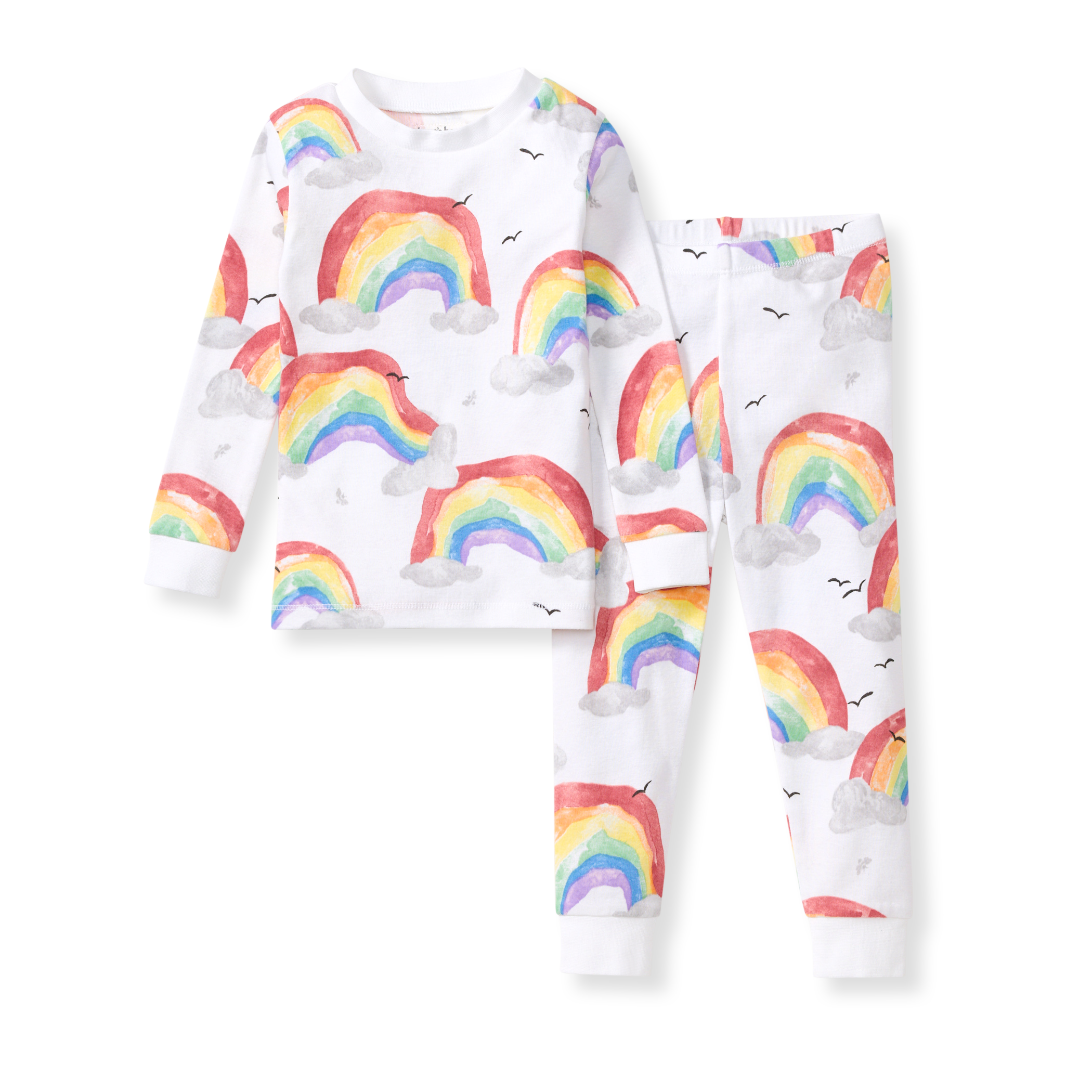  Happy Rainbow Organic Two-Piece Pajamas、mySite、layawaytickets