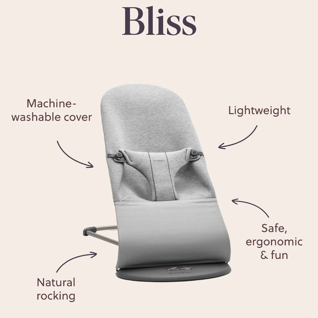  BabyBjorn Bouncer Bliss Woven Melange - Light Beige、mySite、merchandisen