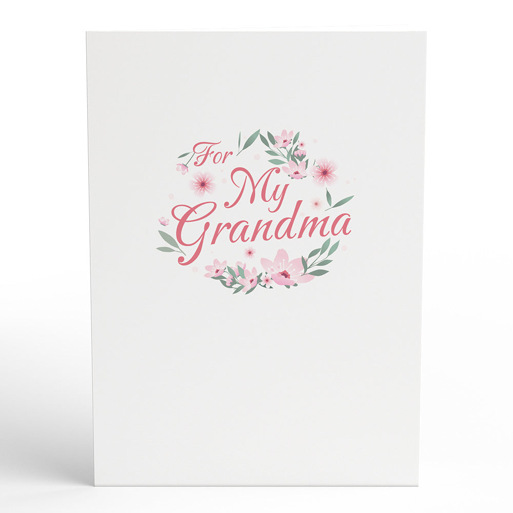 To My Grandma Mother’s Day Cherry Blossom Pop-Up Card、mySite、solidvoid