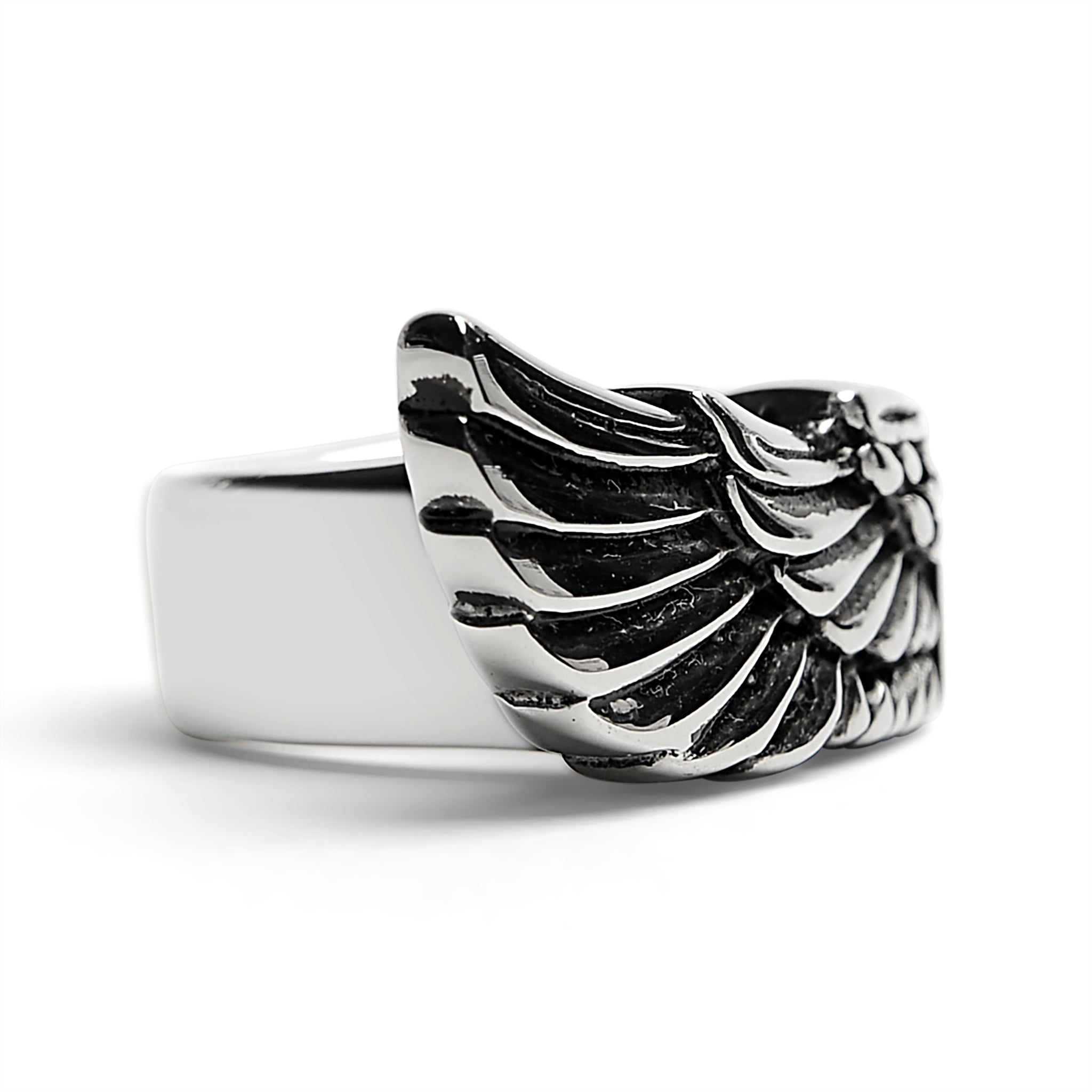Detailed Wing Stainless Steel Ring / SCR4039、mySite、dreamappss