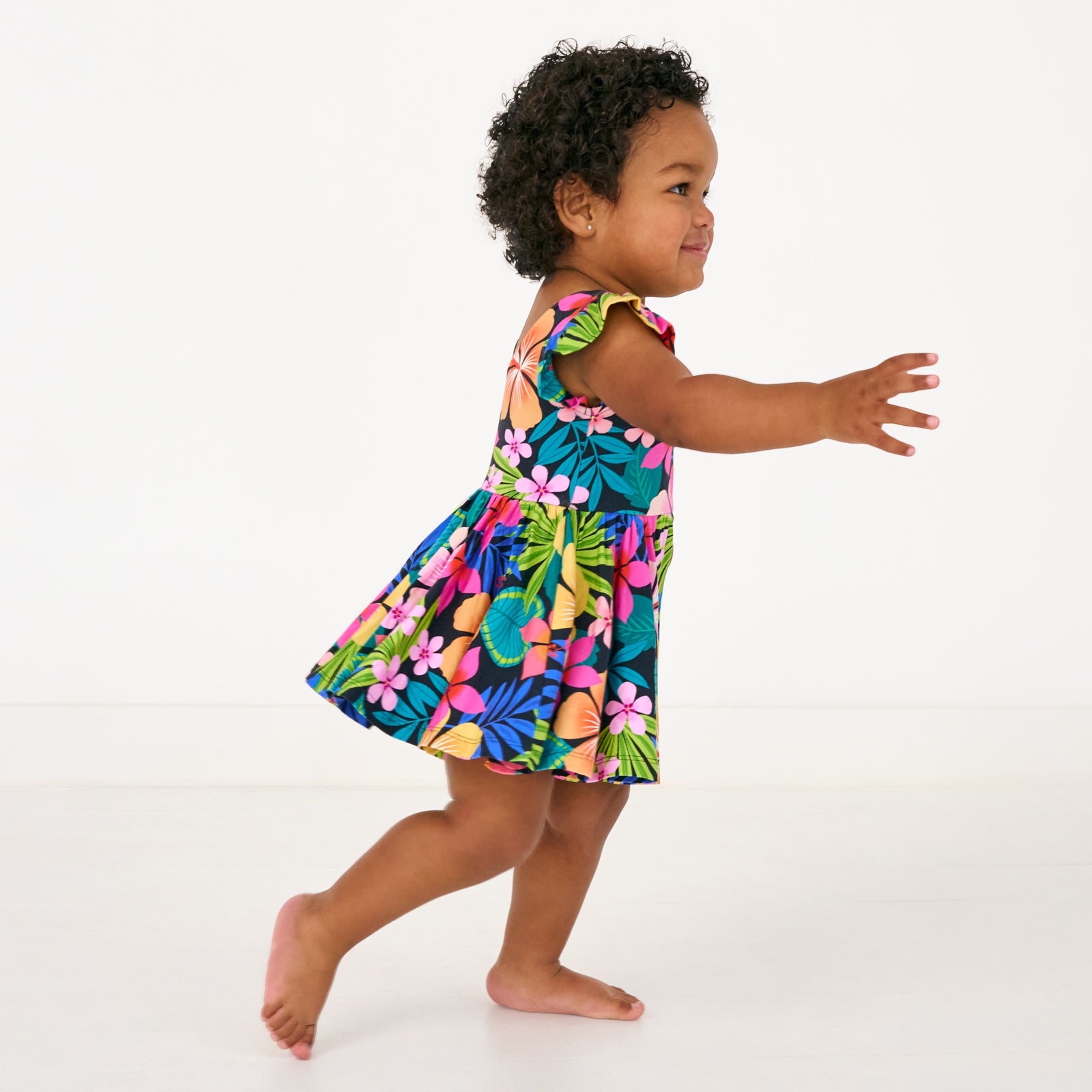 Jungle Blooms Flutter Twirl Dress with Bodysuit、mySite、g9winljtr