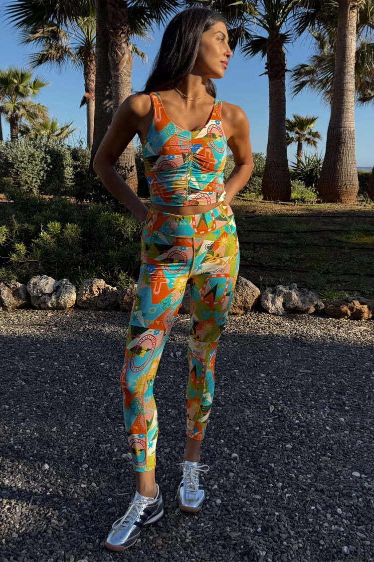 Hope Bright Ruched Sports Top、mySite、solidvoid