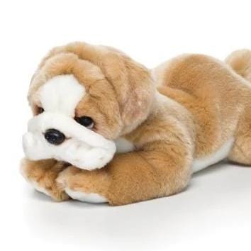 Plush Dogs: Bulldog, Bichon, French Bulldog Sitting Pose、mySite、g9winljtr