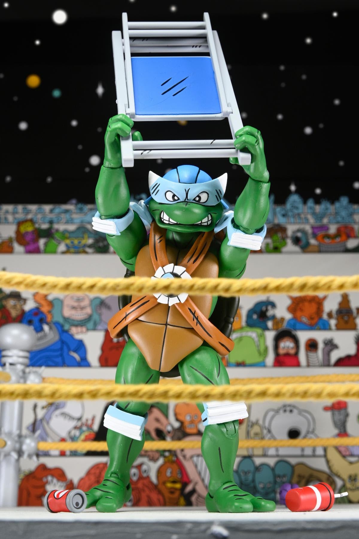 NECA Teenage Mutant Ninja Turtles Stump Wrestling Turtle 4-Pack (Archie Comics)、mySite、hgirdovlk