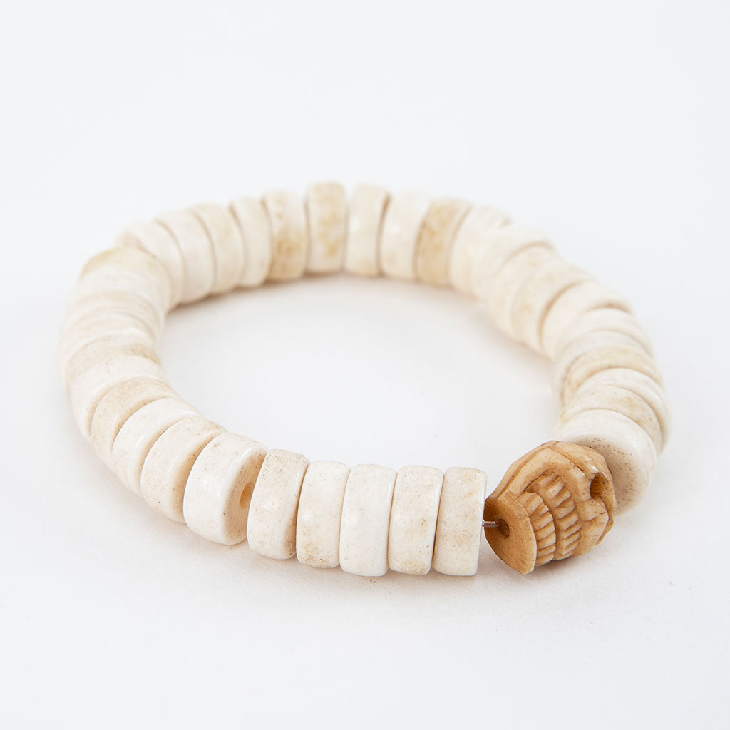 Tibetan Skull & Yak Bone Bracelet、mySite、topwebapps