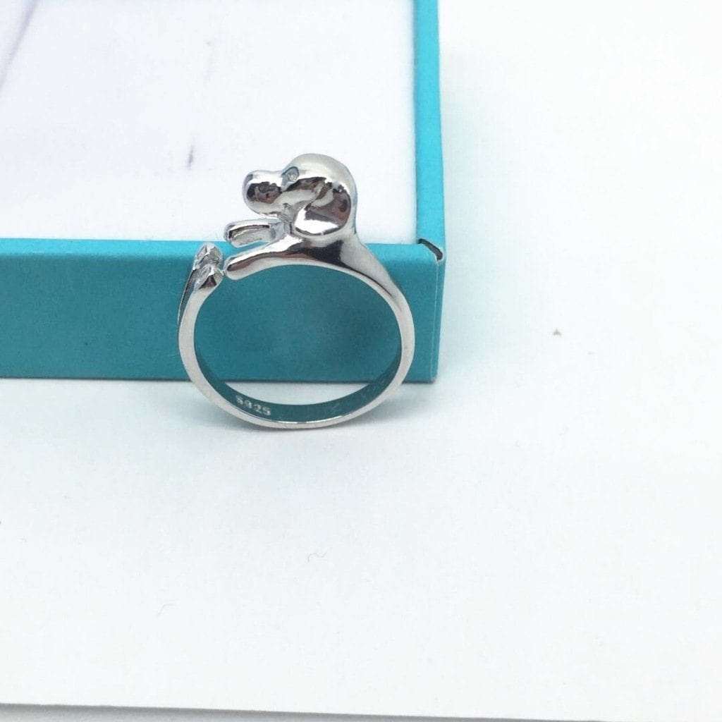 Dog Ring-Sterling Silver Dog Ring Wear your best friend all day!、mySite、g9winljtr