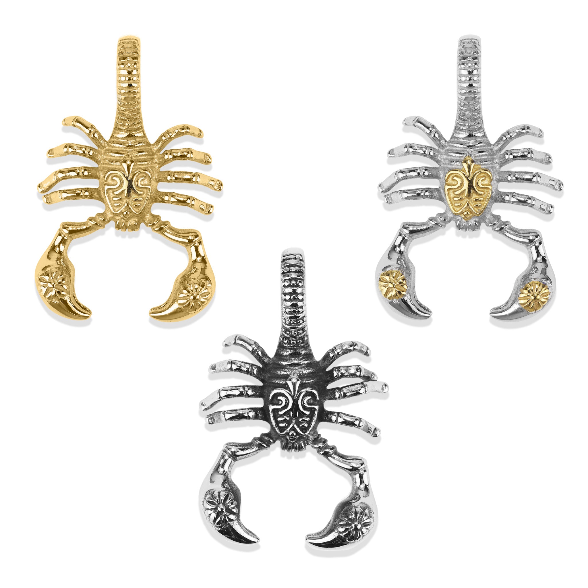 18K PVD Coated Stainless Steel Large Scorpion Pendant / PDL9001、mySite、dreamappss