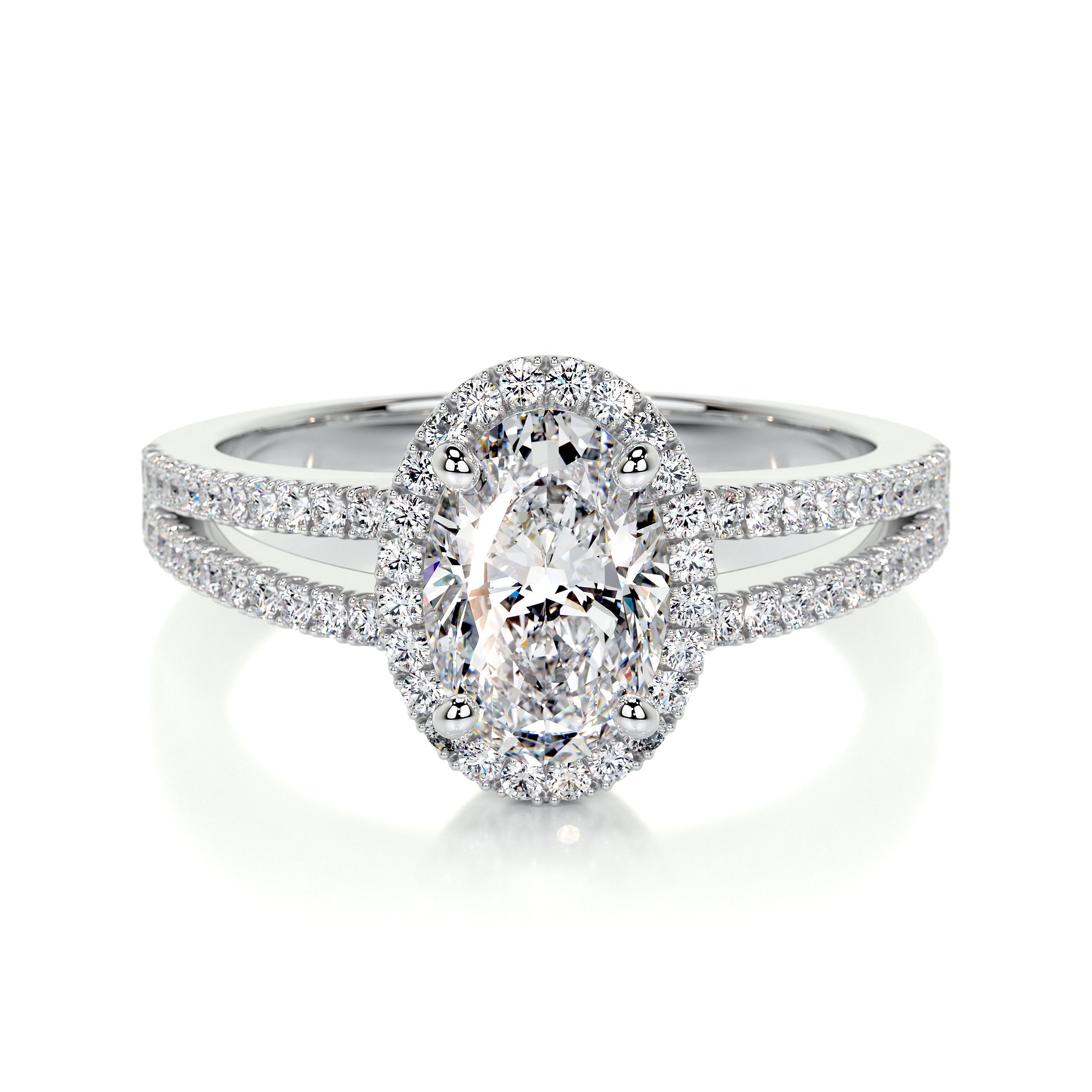 Brielle Lab Grown Diamond Ring -18K White Gold、mySite、hinf8tx79