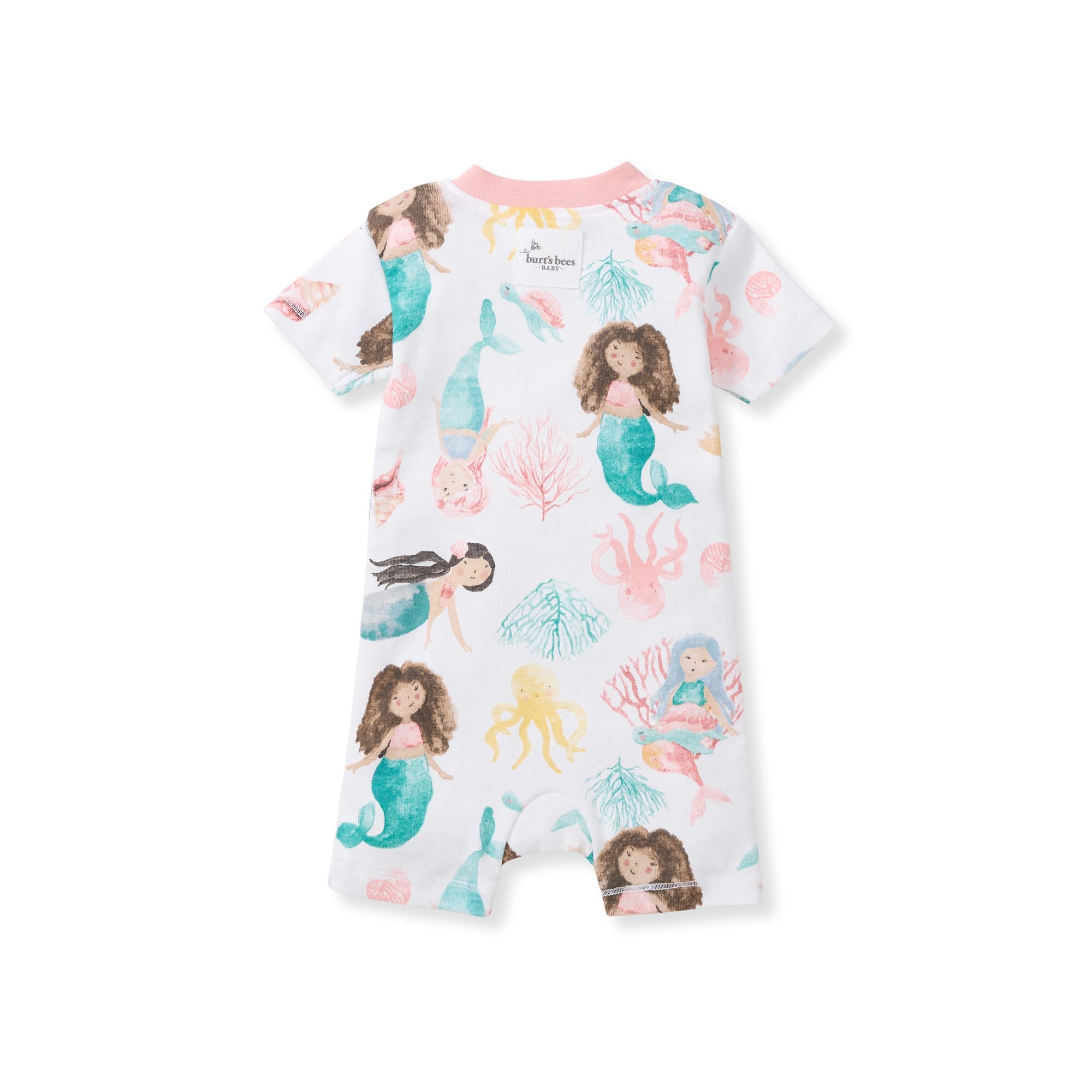 Magical Mermaids Organic Baby Sleeper Romper、mySite、g9winljtr