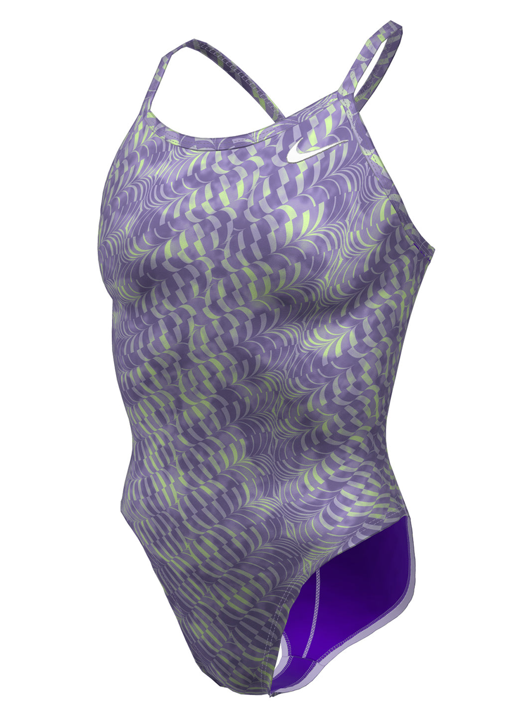 Nike Women's Hydrastrong Pool Lanes Racer Back One Piece Swimsuit、mySite、noshort