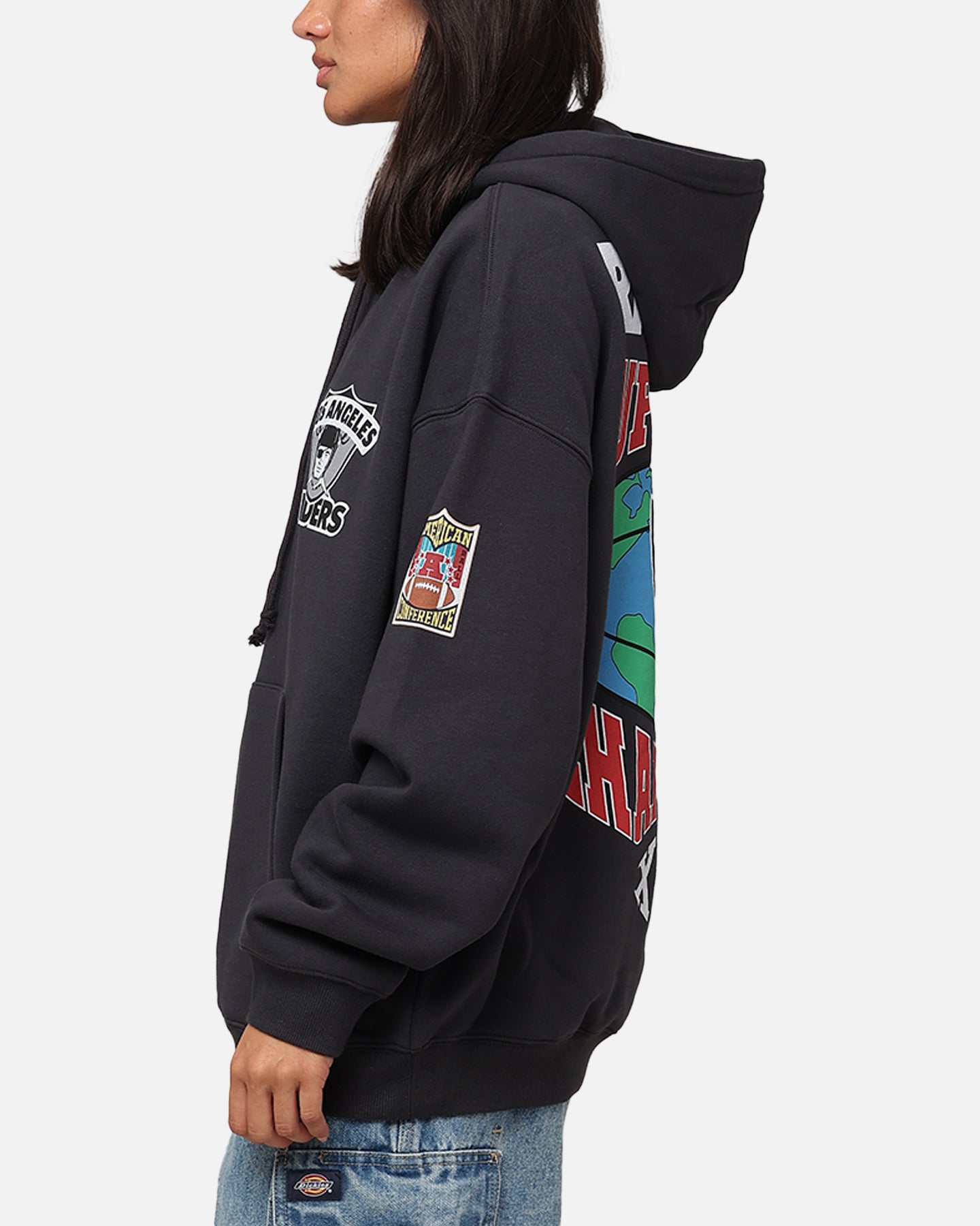 Mitchell & Ness Los Angeles Raiders Super Bowl World Hoodie Faded Black、mySite、zt4zffjzw