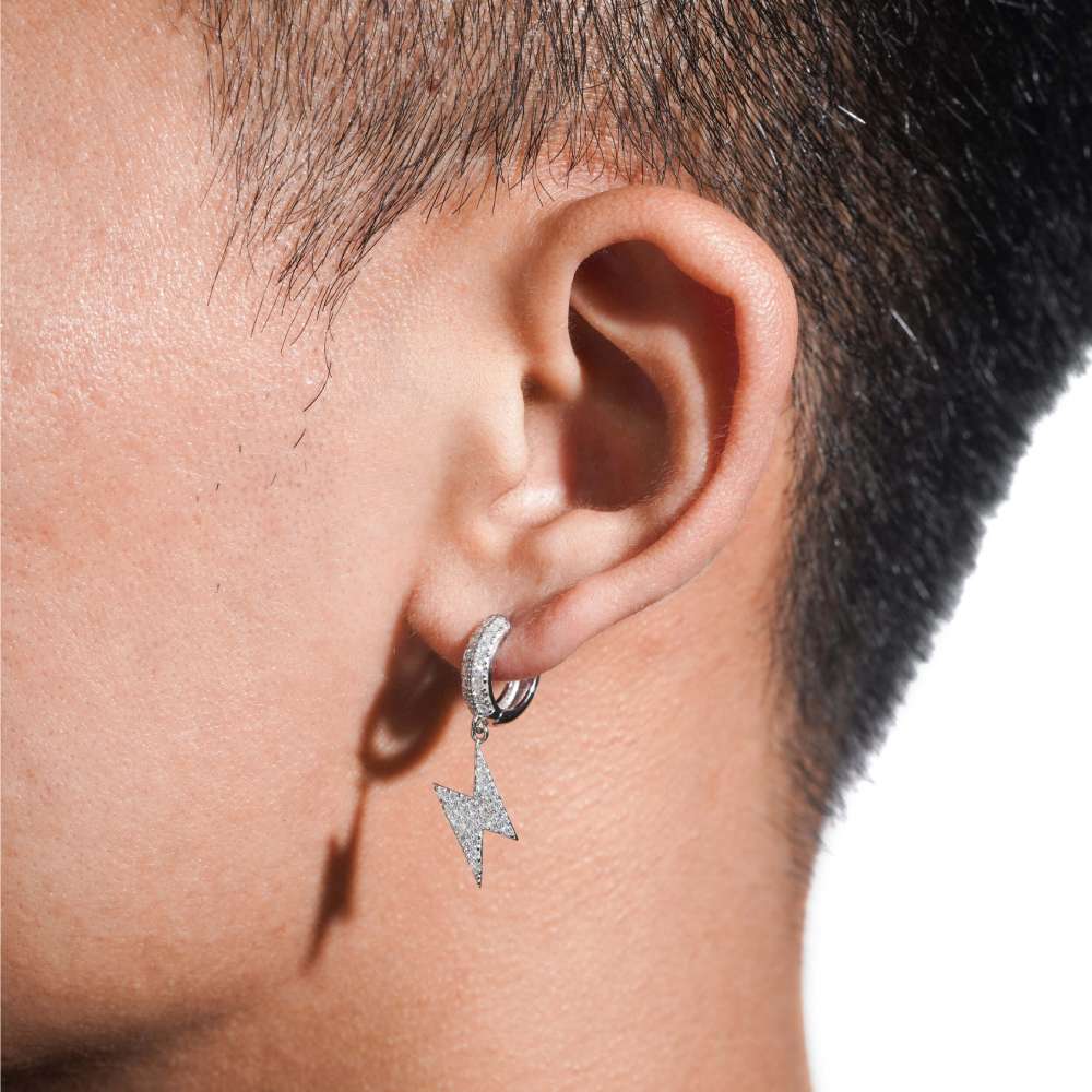 Bolt Drop Moissanite Earrings 14K Gold、mySite、hinf8tx79