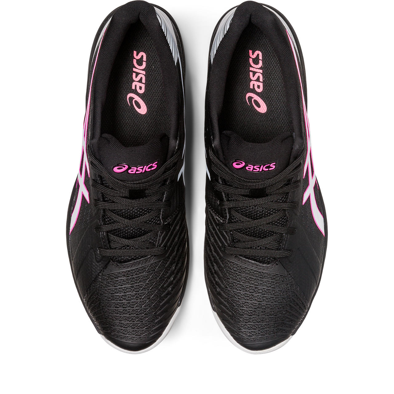 Asics Solution Swift FF Men's Tennis Shoe (Black/Pink)