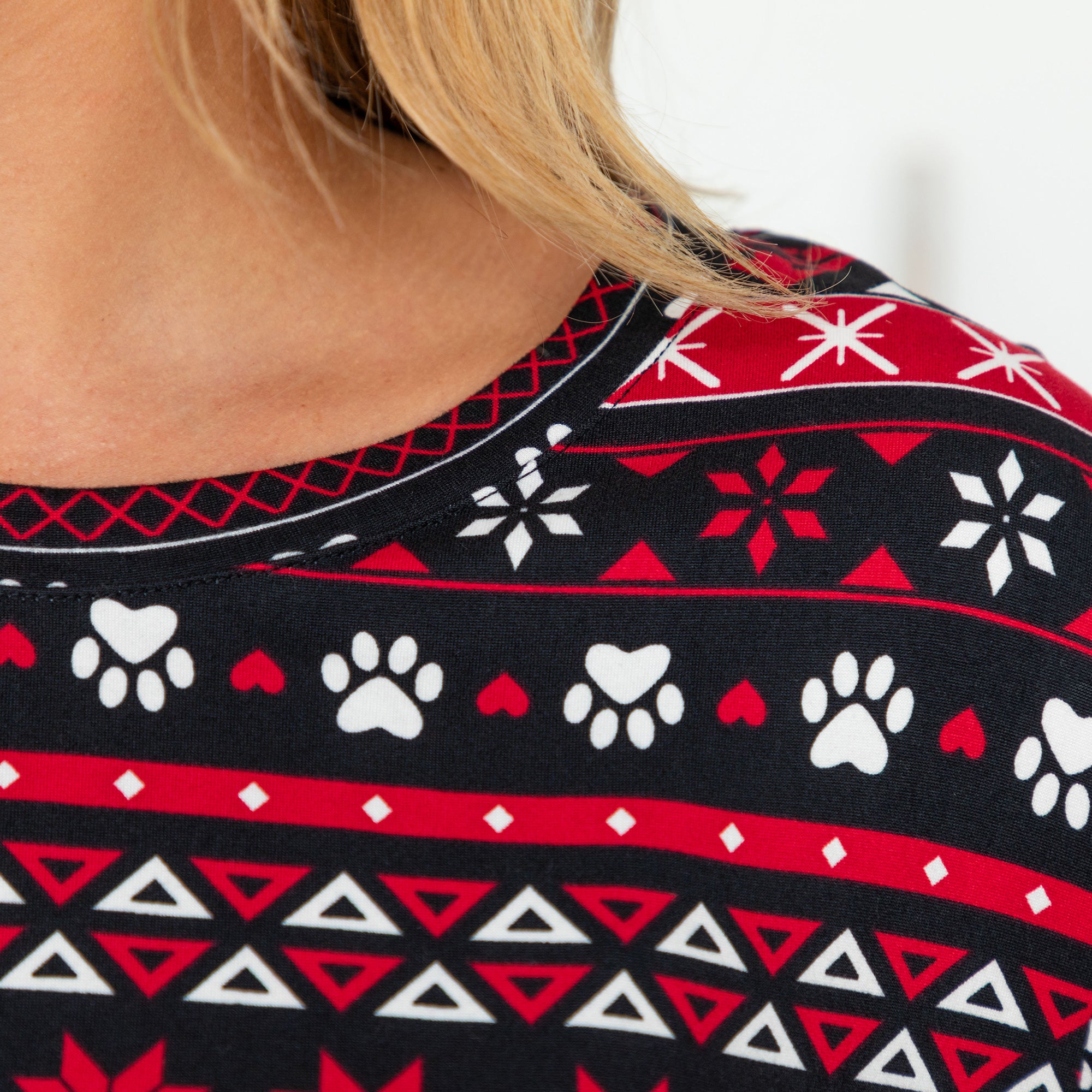 Soft Touch Traditional Nordic Paws Pajama Separates、mySite、camillekostekn