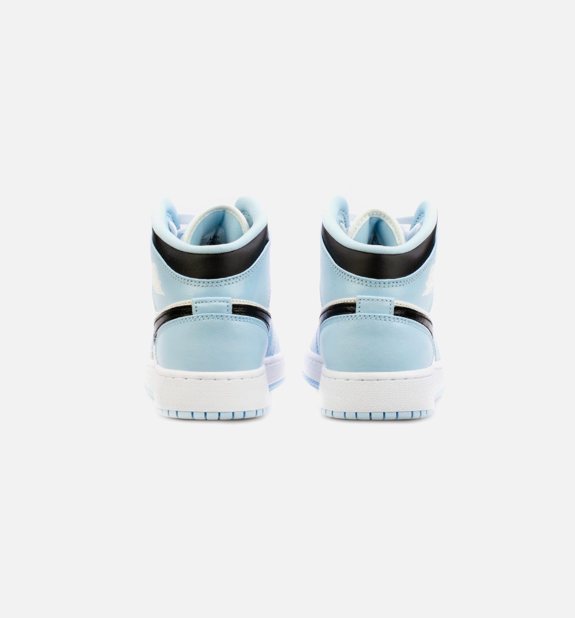 Air Jordan 1 Mid Ice Blue Grade School Lifestyle Shoe - Blue/Black、mySite、dreamappss
