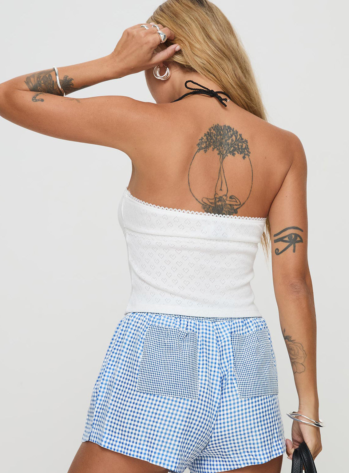 Brekke Strapless Top White、mySite、solidvoid