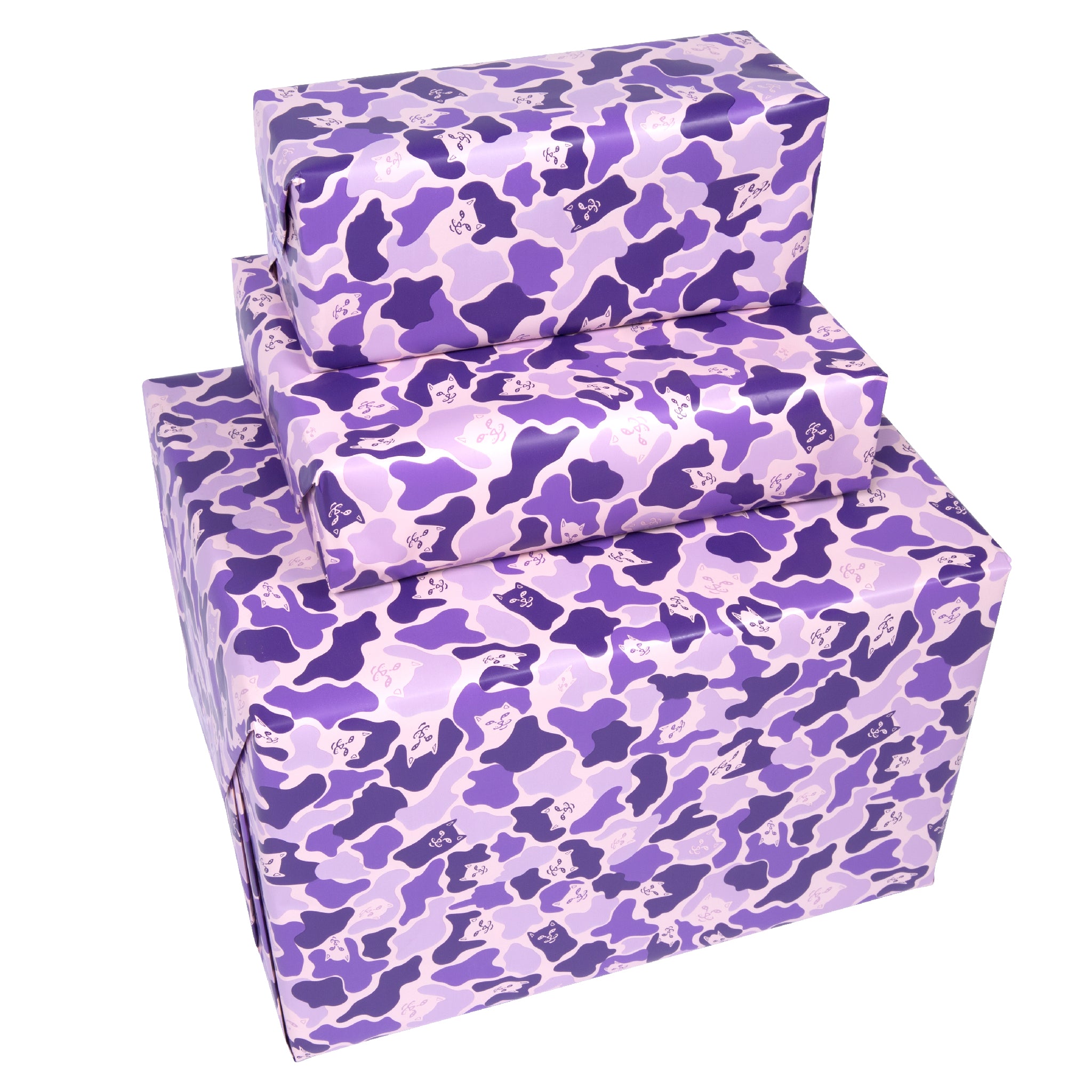  Nermal Camo Wrapping Paper (Purple Camo)、mySite、merchandisen