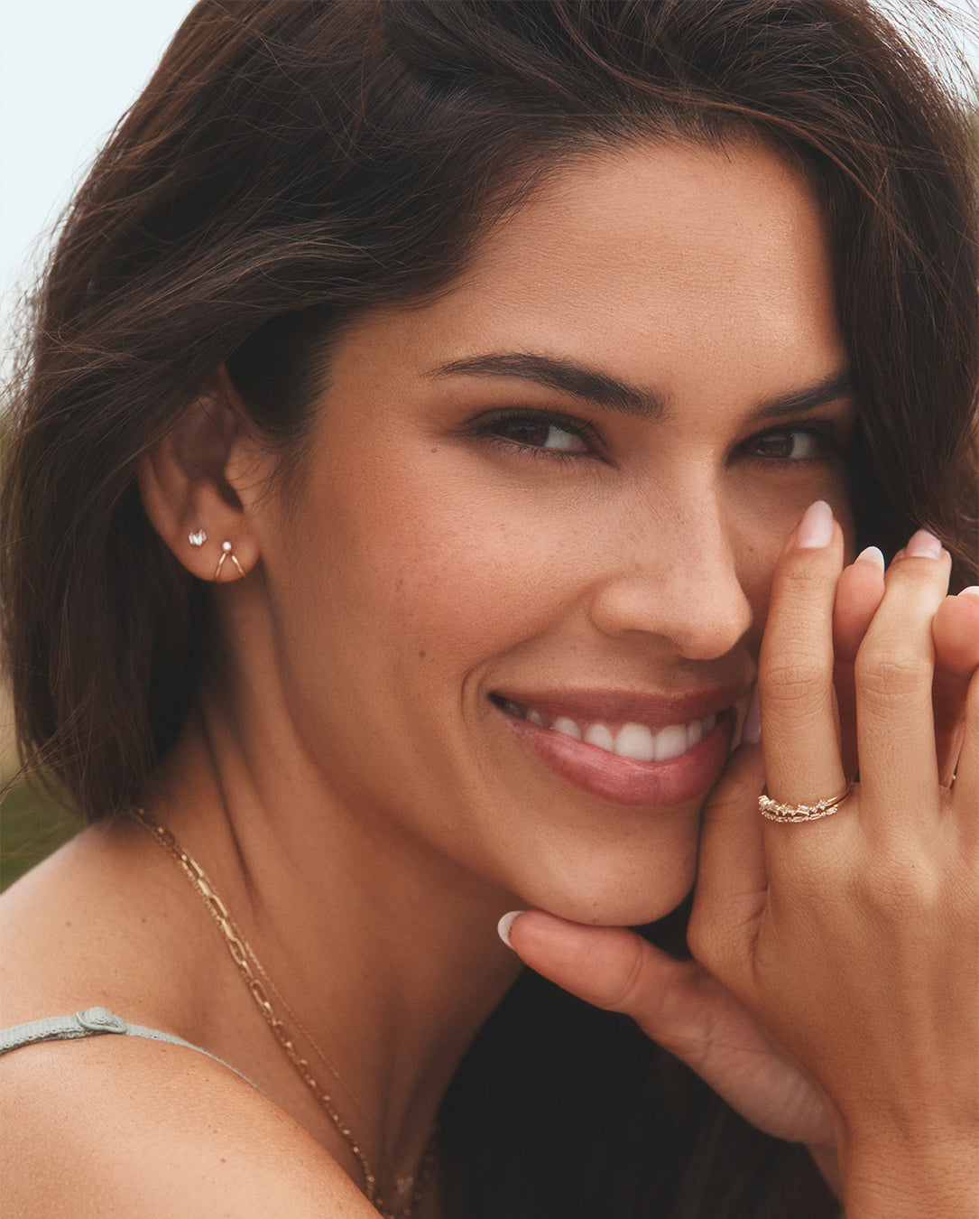 Diamond and White Sapphire Amara Cluster Ring、mySite、hinf8tx79