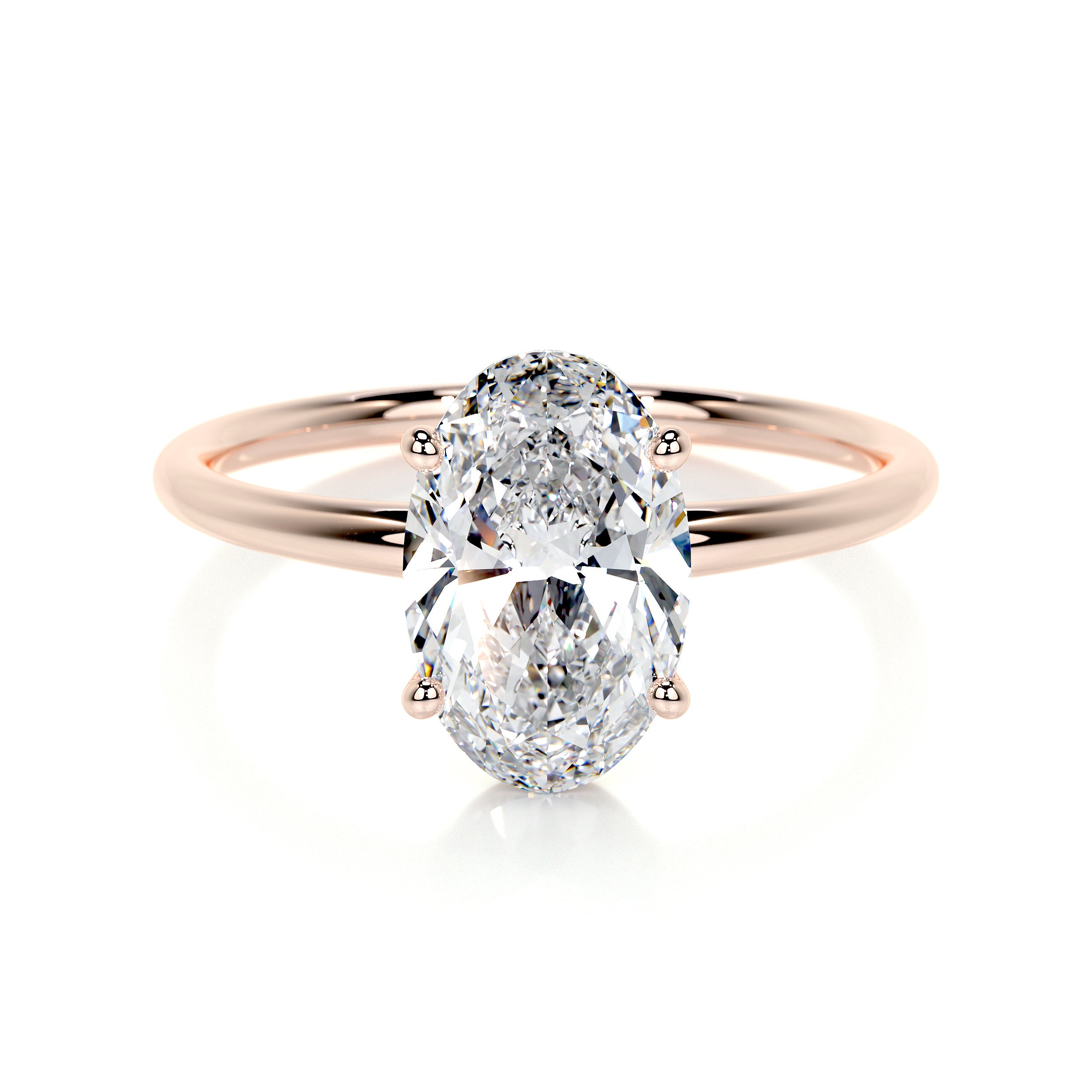 Adaline Lab Grown Diamond Ring -14K Rose Gold、mySite、hinf8tx79
