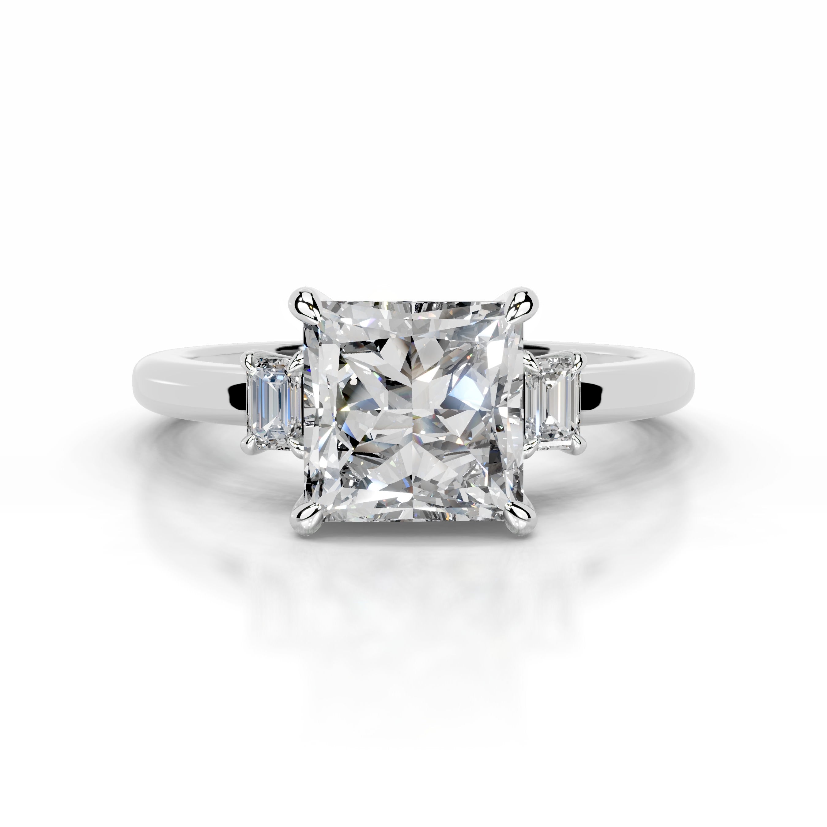 Luz Diamond Engagement Ring - Platinum、mySite、hinf8tx79
