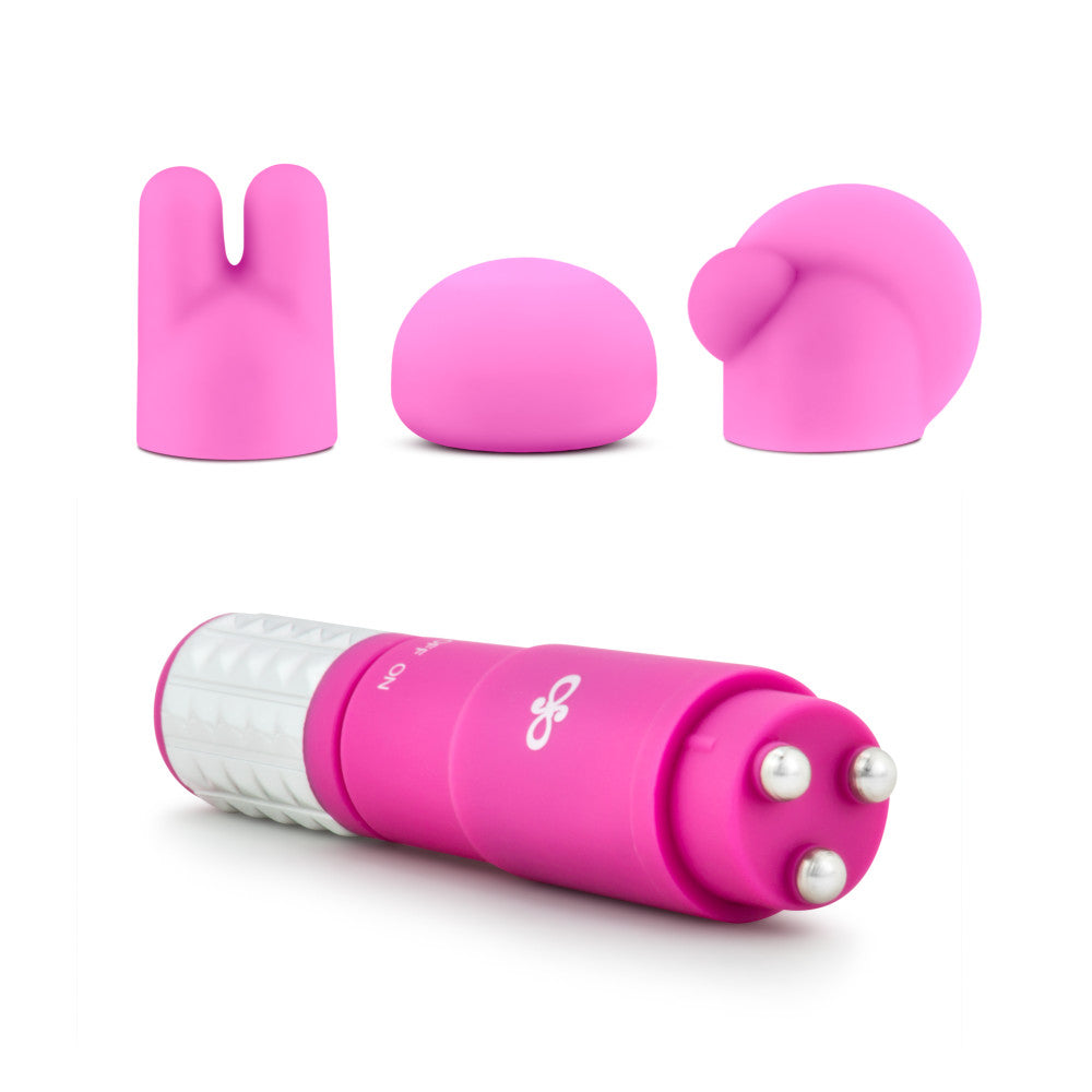 Rosé By Blush® | Revitalize Pink Vibrating 3-Piece Massage Wand Kit、mySite、bottomscart