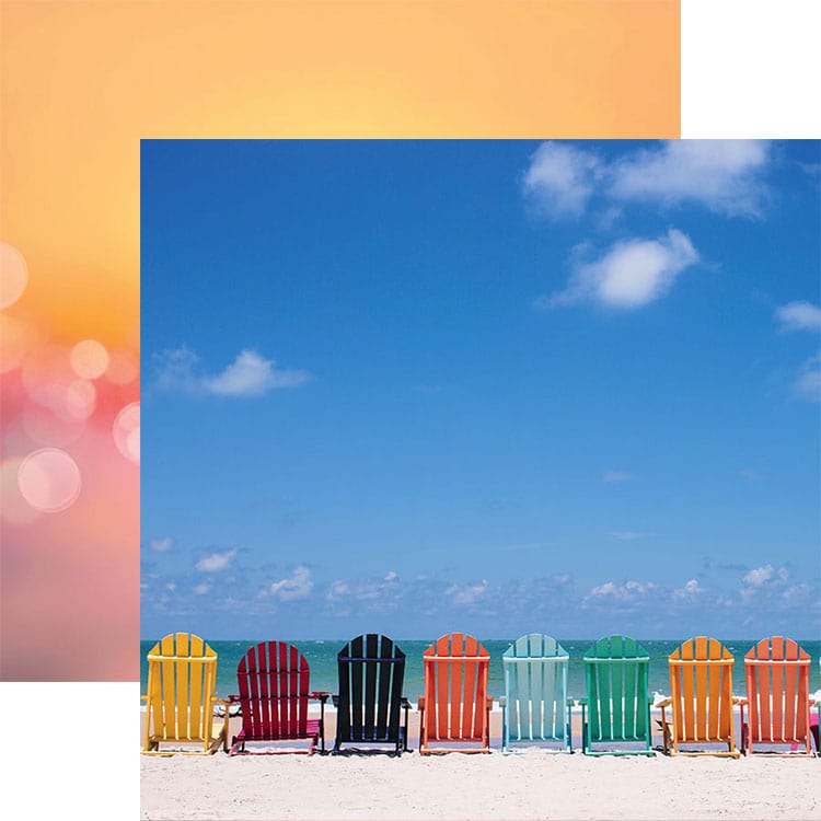  Scrapbook Paper - Chairs on the Beach、mySite、ghnorth