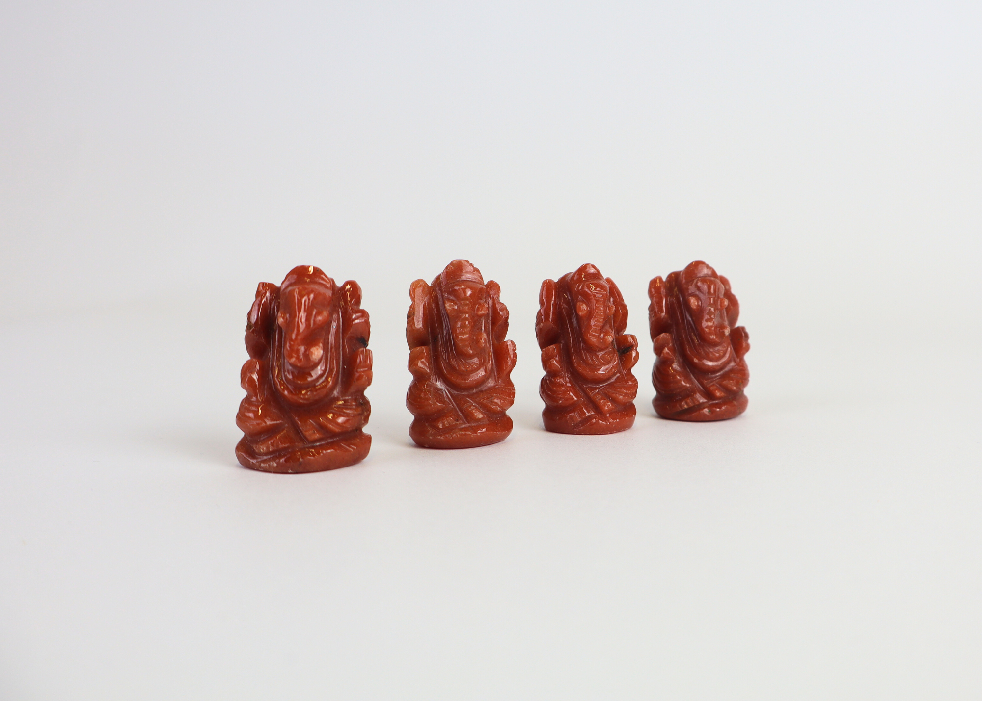 Tiny Orange Jade Ganesha (3.5 cm)、mySite、topwebapps