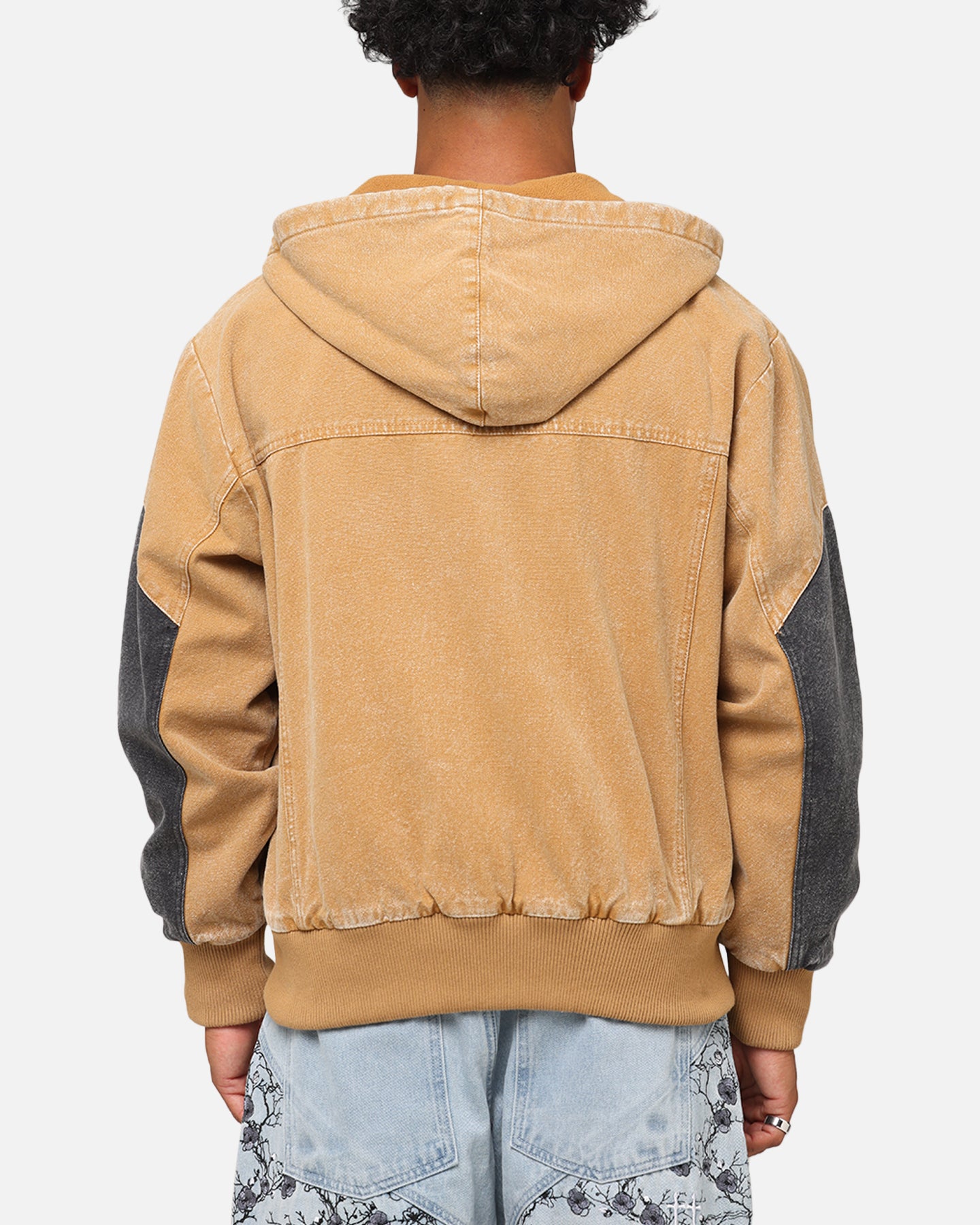 Saint Morta Hooded Workwear Jacket Tan/Black、mySite、zt4zffjzw