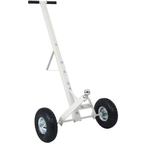 Trailer Dolly with Pneumatic Tires - 600 Lb. Maximum Tongue Weight Capacity,Yellow color、、eastwooduniform