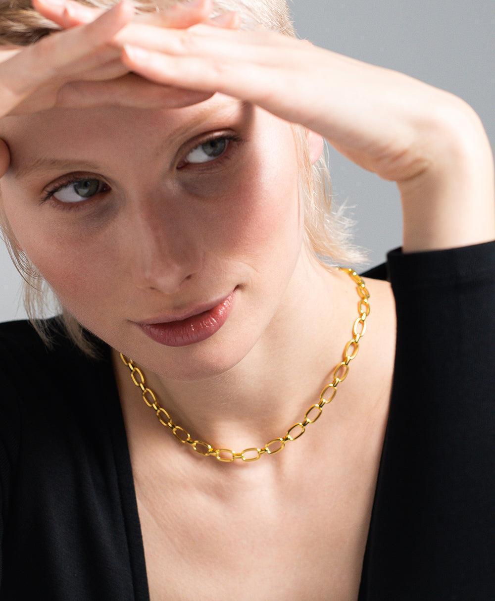 Thea Necklace 18ct Gold Plated、mySite、botmansion