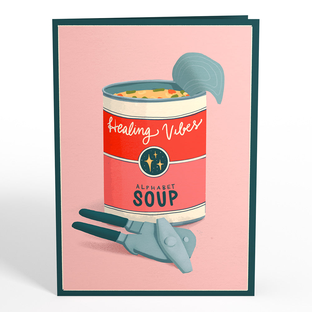 Get Well Soon Soup Pop-Up Card、mySite、solidvoid
