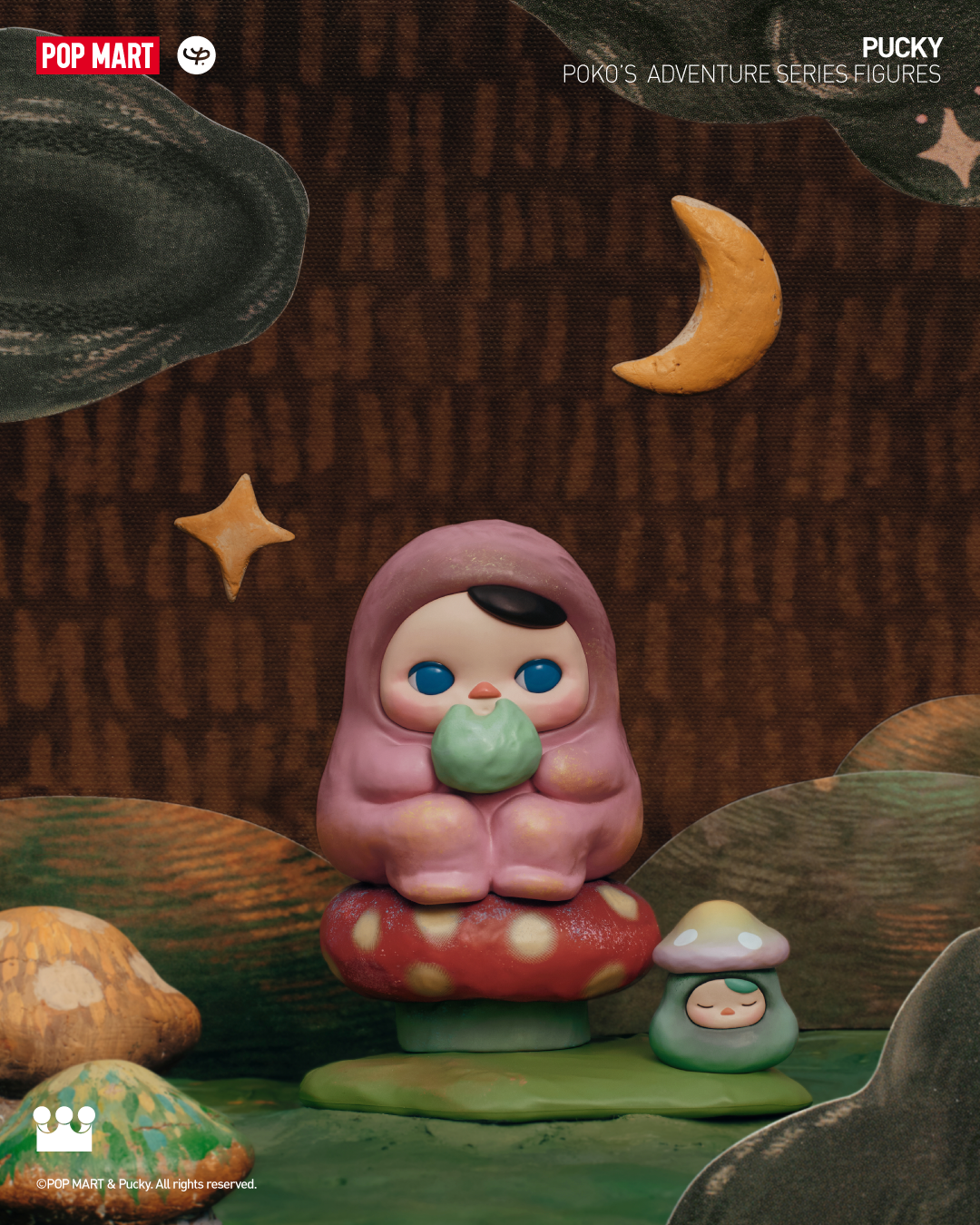  POP MART PUCKY Poko's Adventure Series Figures、mySite、greenlandpopulation