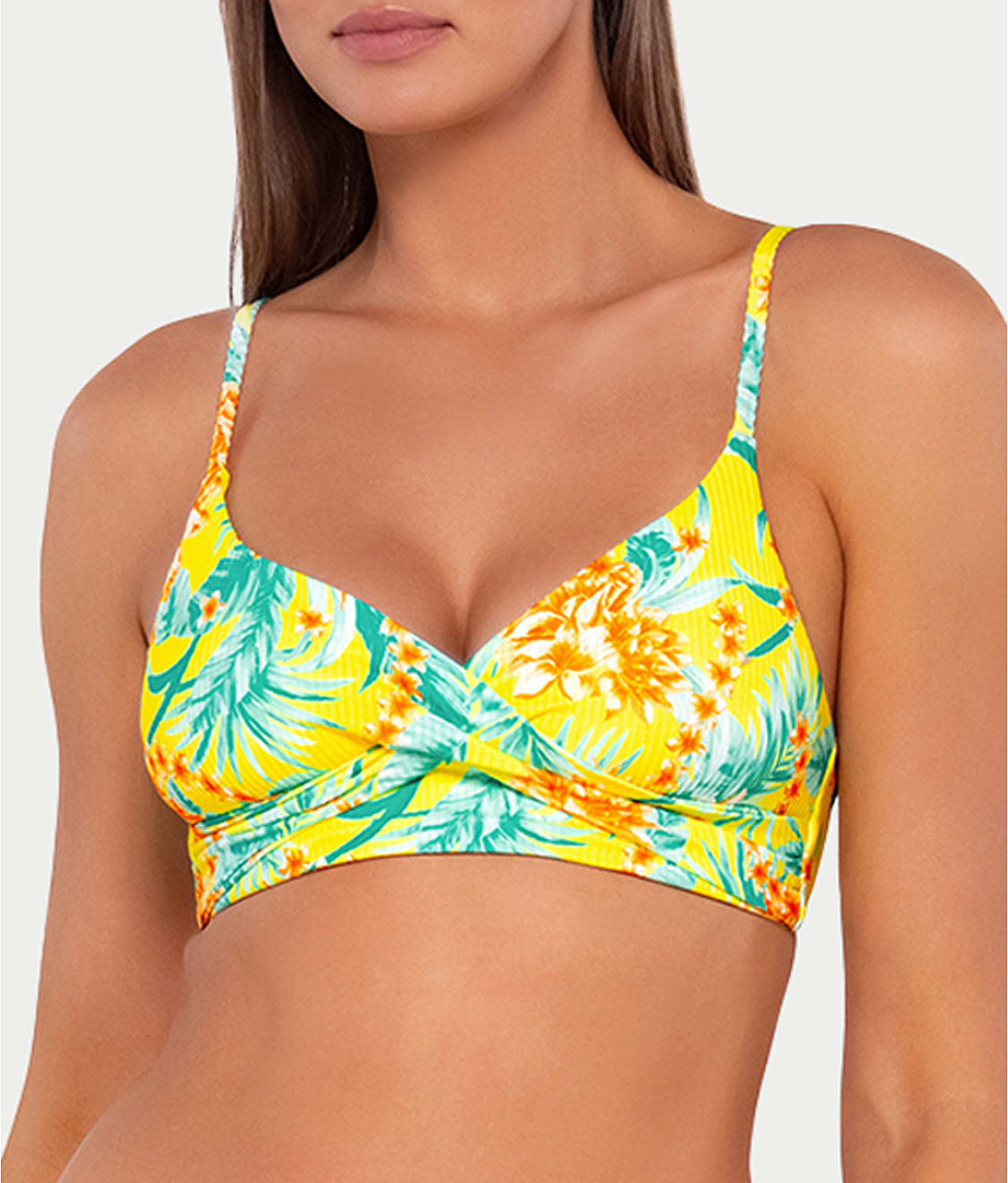 Printed Lyla Wrap Bralette Bikini Top、mySite、bengalsvssteelers