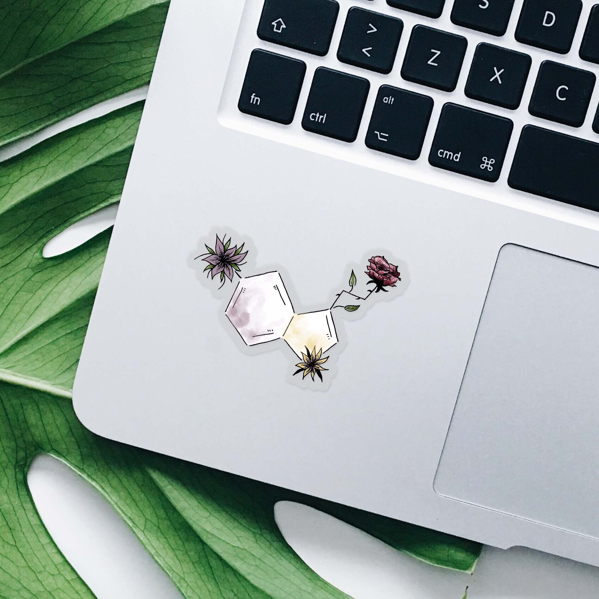  Color Serotonin Symbol Clear Sticker、mySite、ghnorth