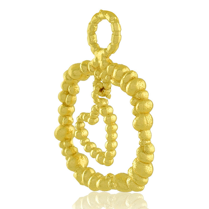 Granulated Love Charm | 14K Gold Plated、mySite、camillekostekn