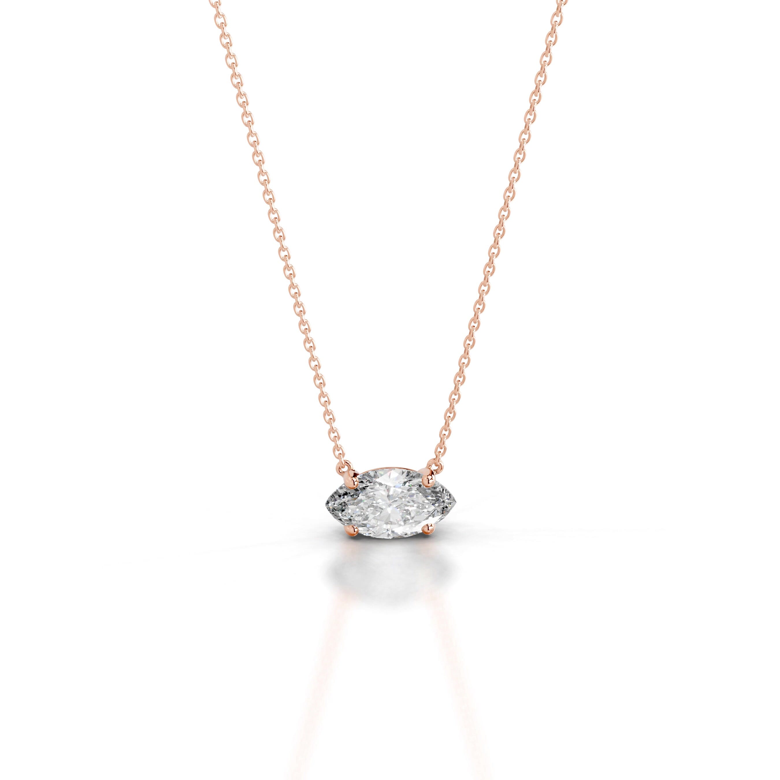 Clmence Lab Grown Diamond Pendant - 14K Rose Gold、mySite、hinf8tx79