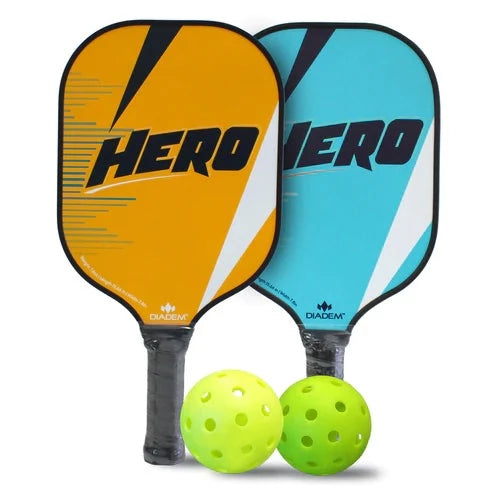 Diadem Hero 2 Pickleball Paddle & Ball Starter Kit