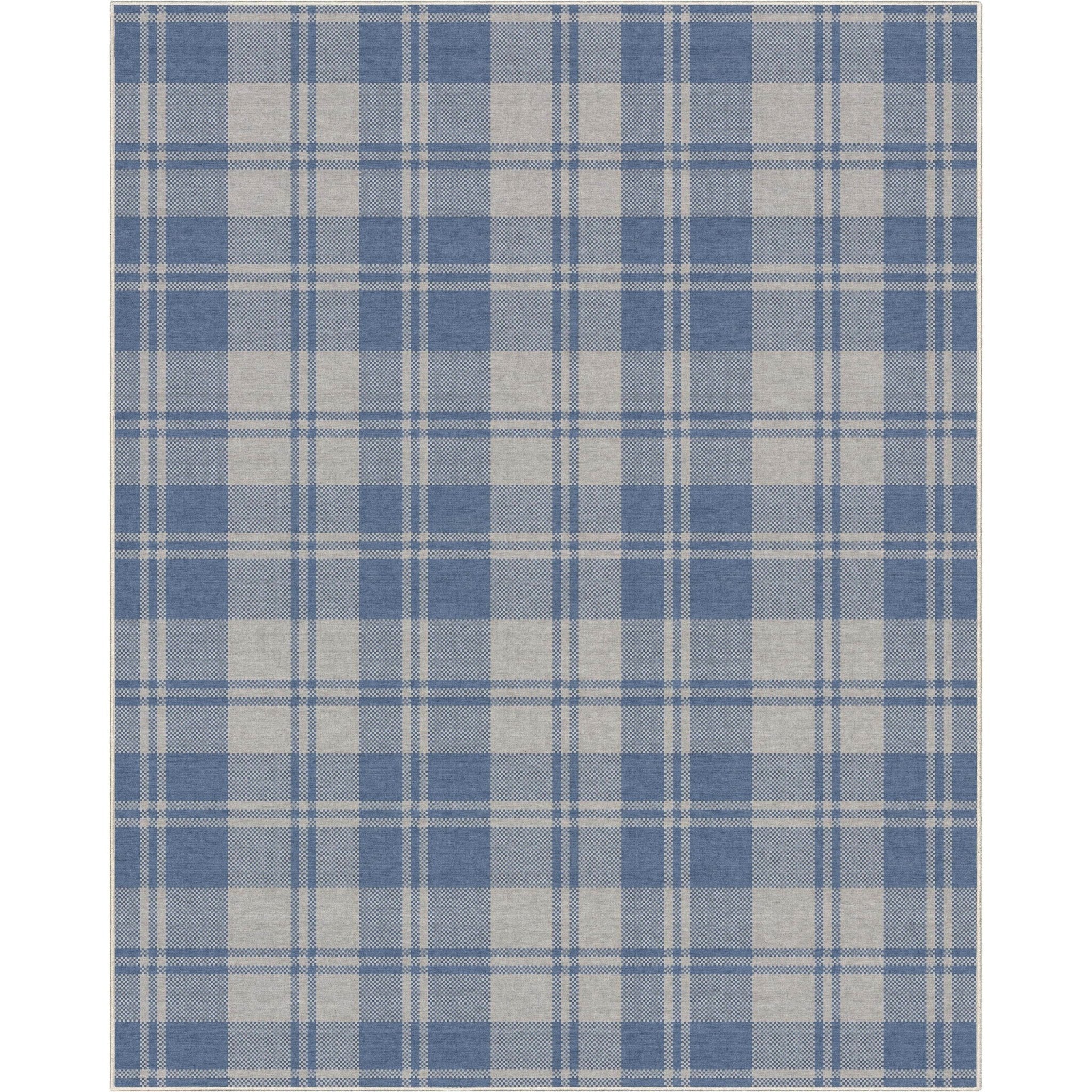 Plaid Modern Geometric Boxes Flat-Weave Rug、mySite、gigharbornorthrealestate