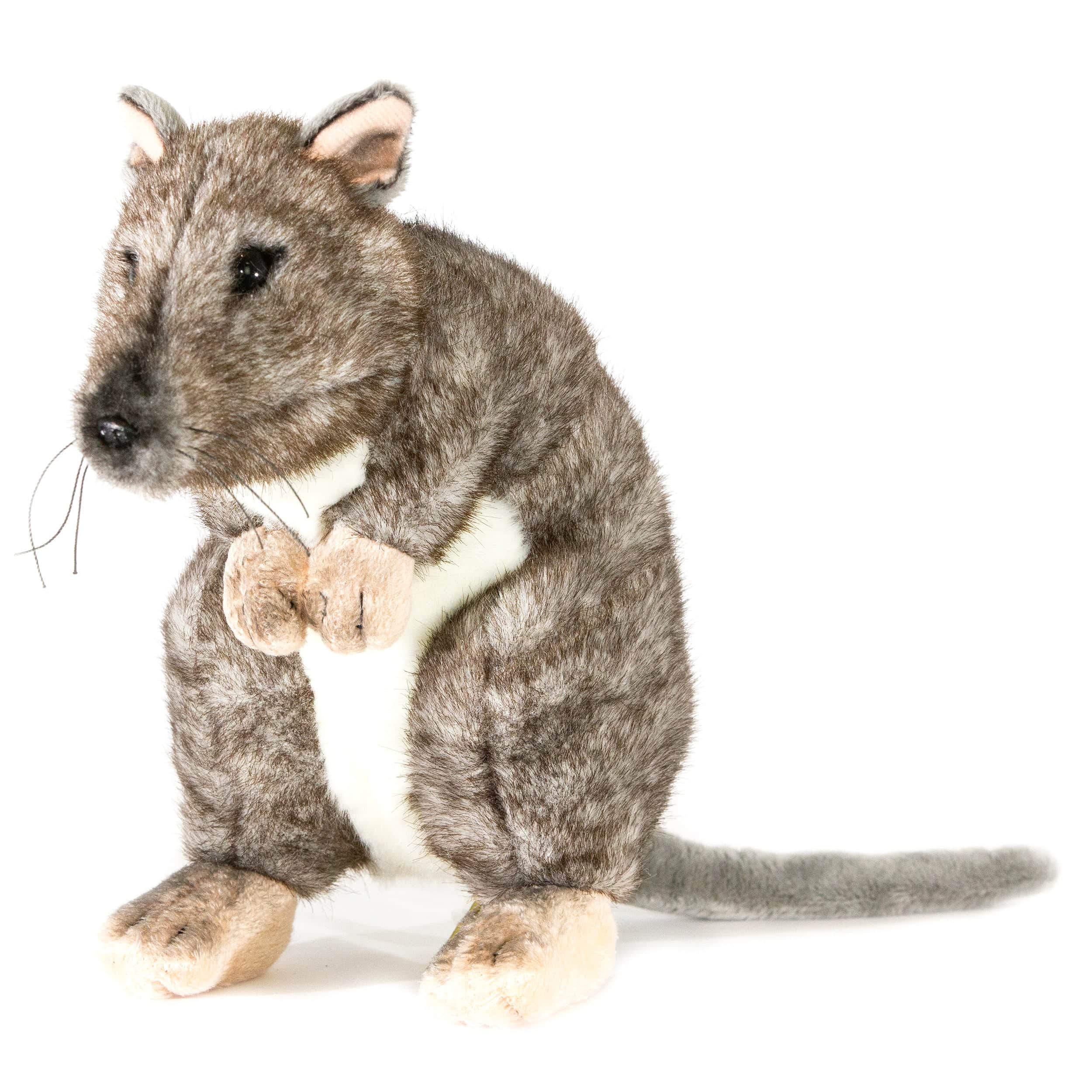 Potoroo Lifelike Plush Rat Kangaroo Size 21cm/8″ Handmade Eco Friendly、mySite、g9winljtr