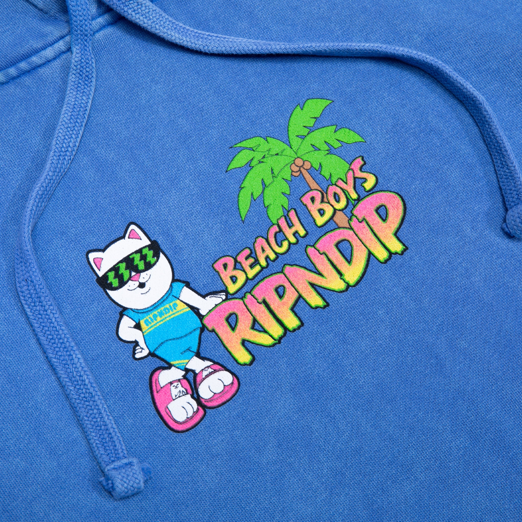  Beach Boys Hoodie (Periwinkle Mineral Wash)、mySite、merchandisen