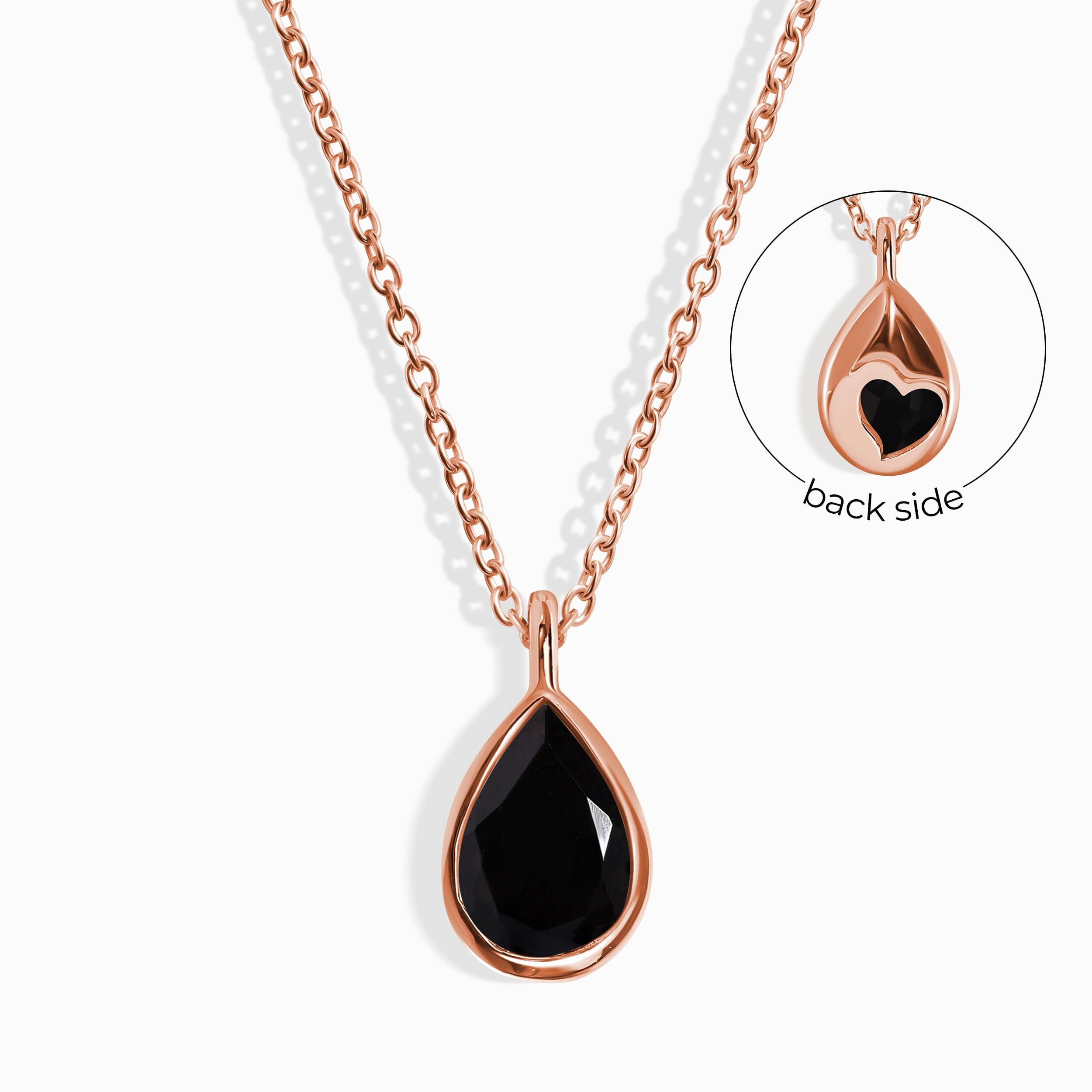 Black Obsidian Necklace - Hidden Heart、mySite、hinf8tx79