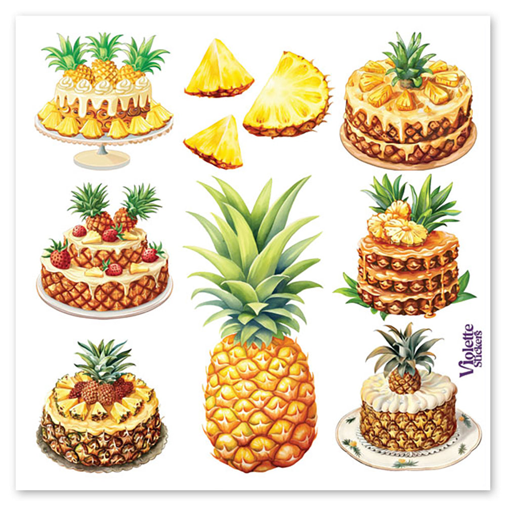  Pineapples Stickers、mySite、ghnorth