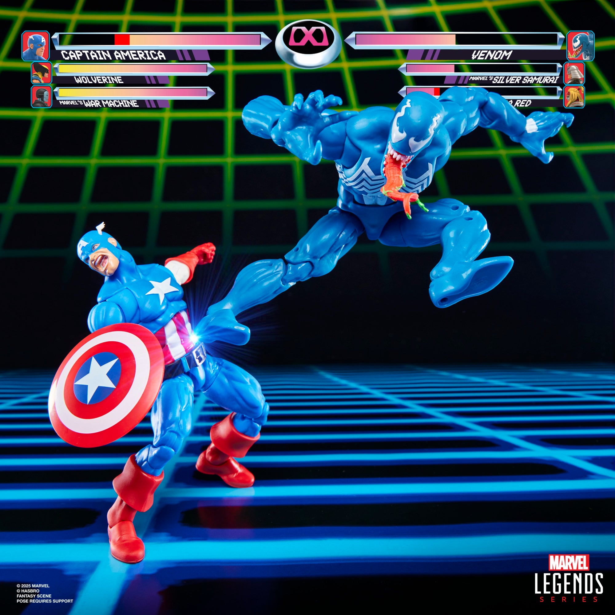 Marvel Legends Series Gamerverse Captain America vs Venom、mySite、hgirdovlk