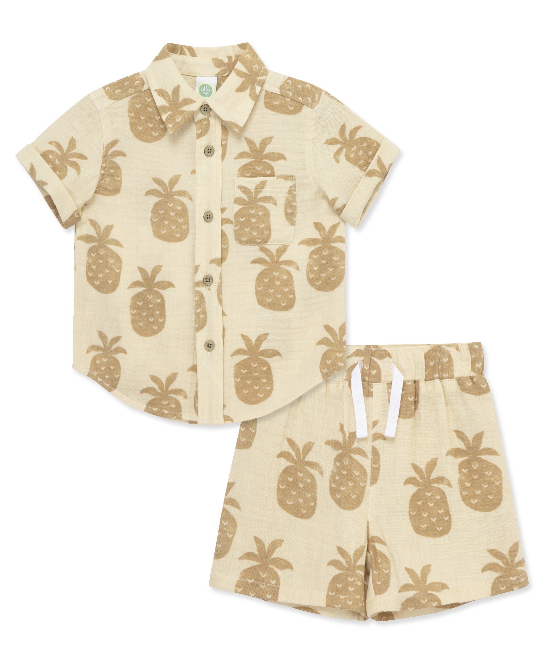  Pineapple Woven Short Set (2T-4T)、mySite、layawaytickets