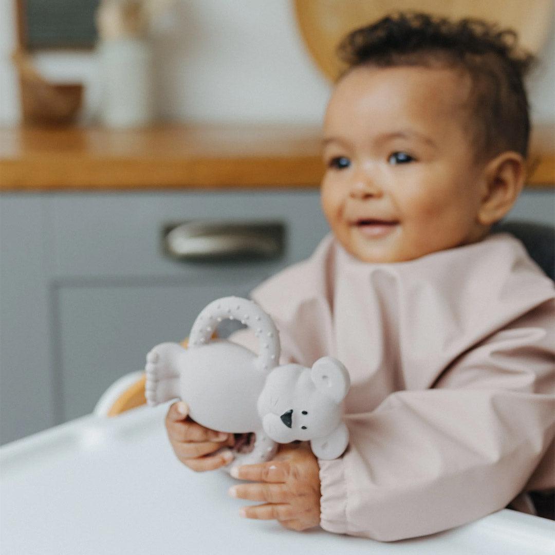  Pippeta Waterproof Cape Sleeved Bib - Ash Rose、mySite、merchandisen